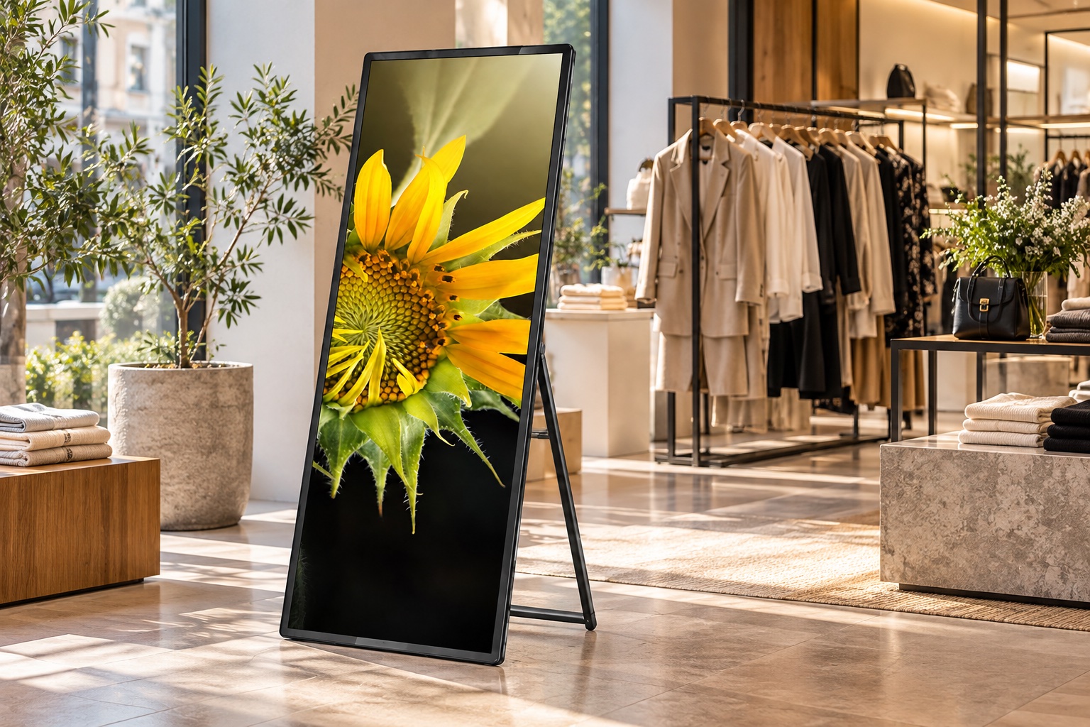 full-store-panel-led-75 — Módní prodejna, ilustrativní vizualizace