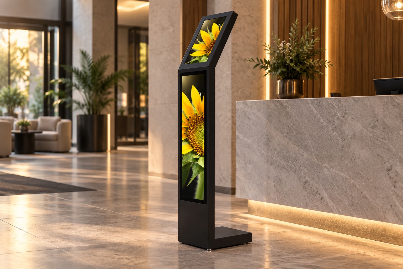 retail-dual — Recepce, ilustrativní vizualizace